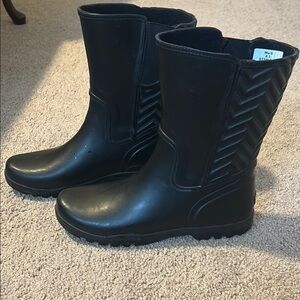 Sperry Black waterproof rubber Boot